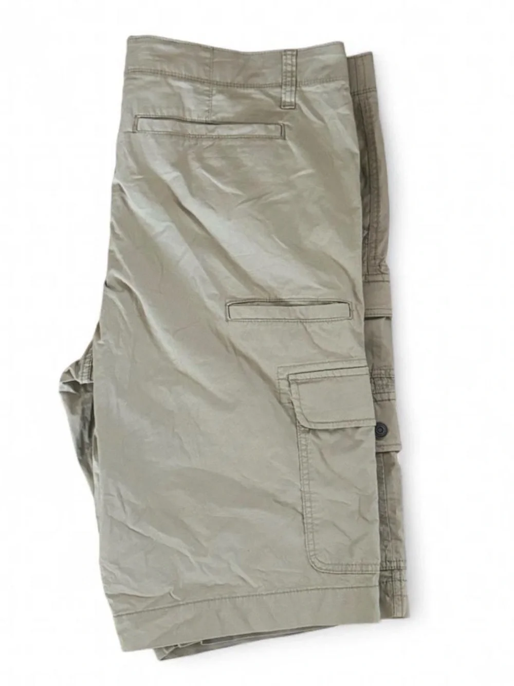 NWT George Men Size 42 Brown Bowery Messenger Cargo Shorts Below Knee Stretch 🩳 - Picture 5 of 9